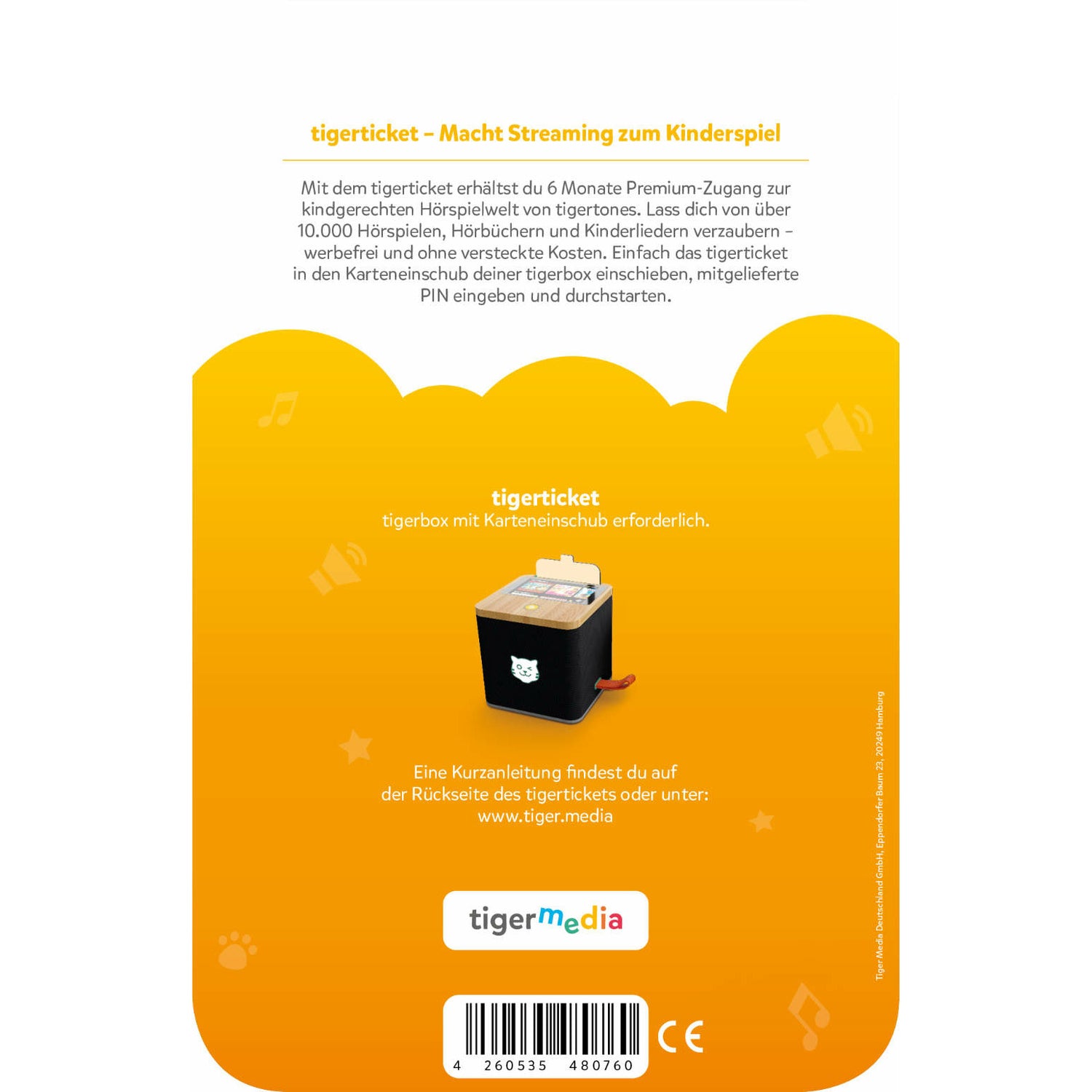 tigerticket | 6 Monate