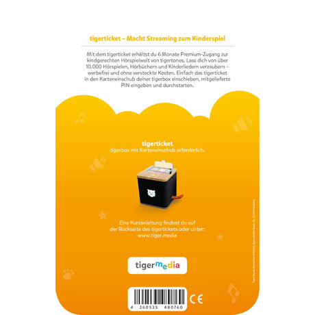 tigerticket | 6 Monate