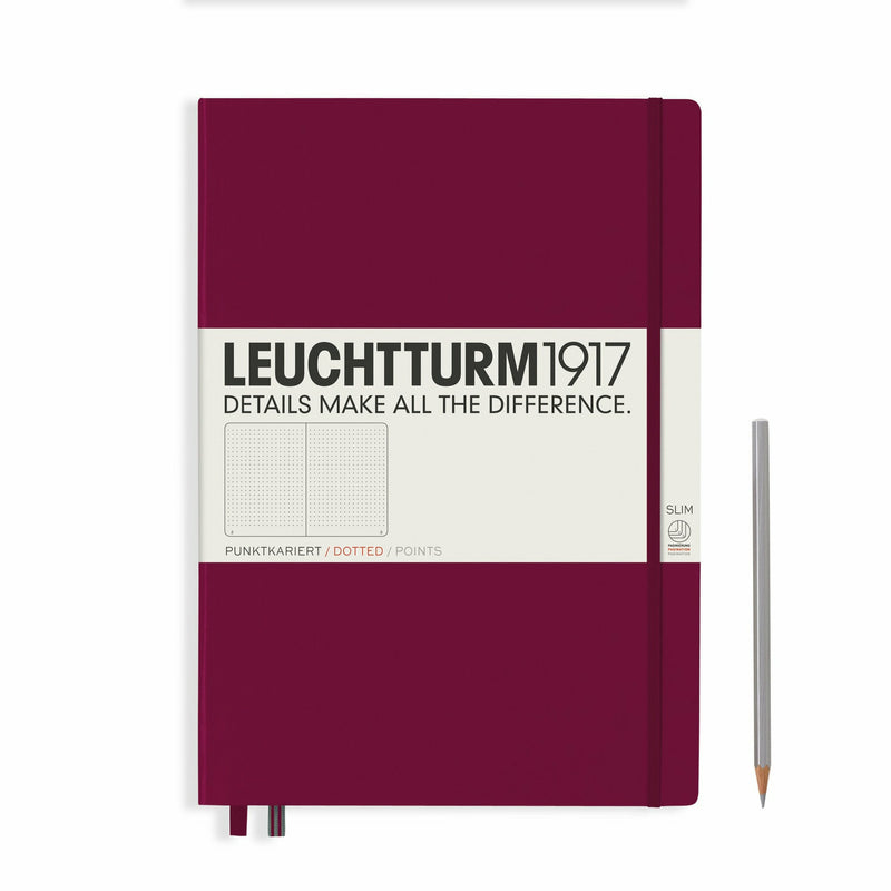 Notizbuch Master Slim (A4+), Hardcover, 123 nummerierte Seiten