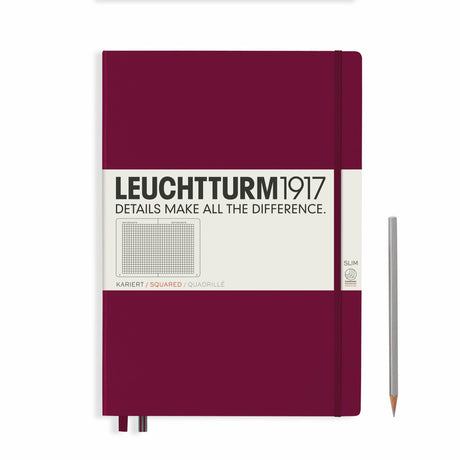 Notizbuch Master Slim (A4+), Hardcover, 123 nummerierte Seiten