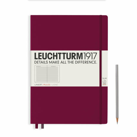 Notizbuch Master Slim (A4+), Hardcover, 123 nummerierte Seiten