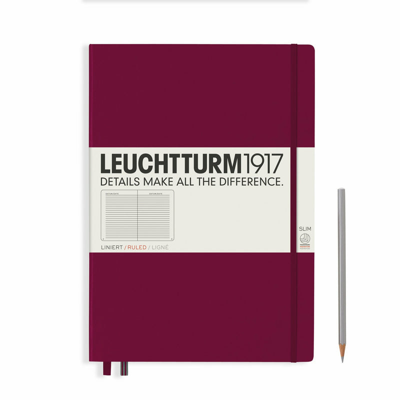 Notizbuch Master Slim (A4+), Hardcover, 123 nummerierte Seiten